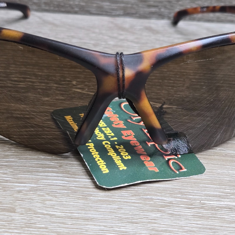 Olympic 13924 Safety Eyewear Women OS Brown Tortoise +2.00 Readers UV Tested